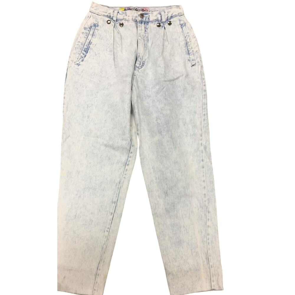 Vintage Seattle Blues Jeans 12" High Rise Acid Wash Women's Sz.26 RETRO VGUC